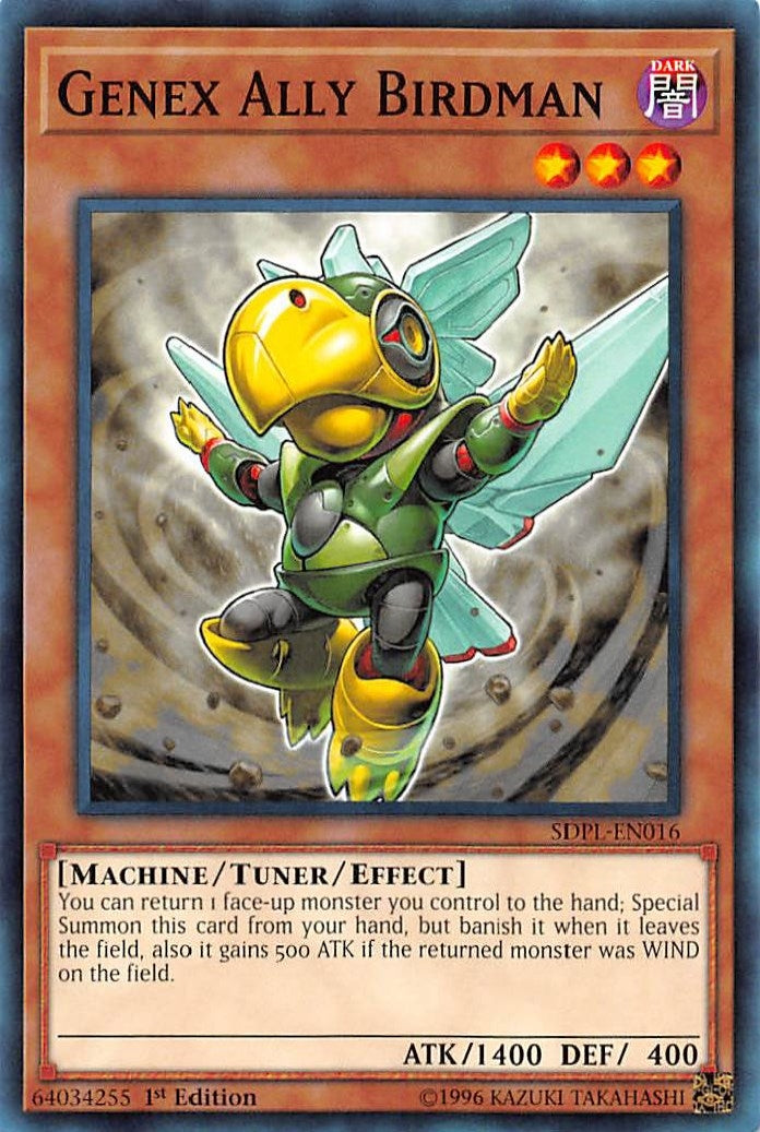 Genex Ally Birdman (16) (SDPL) - YuGiOh Single
