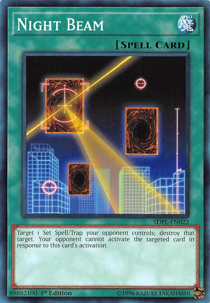 Night Beam (22) (SDPL) - YuGiOh Single