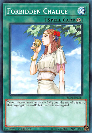 Forbidden Chalice (24) (SDPL) - YuGiOh Single