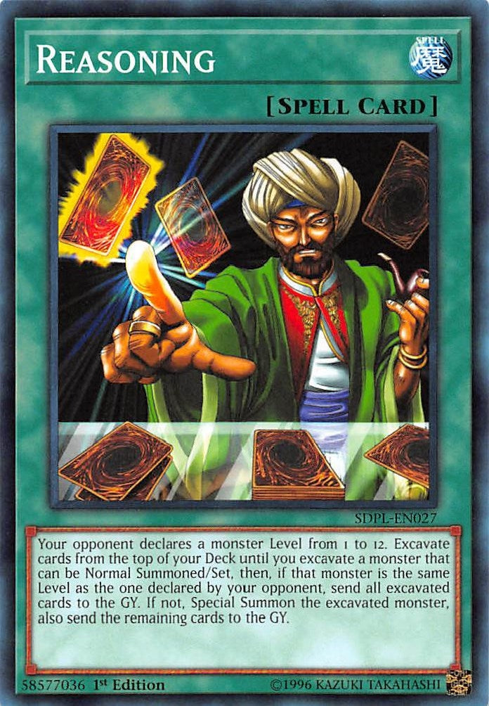 Reasoning (27) (SDPL) - YuGiOh Single