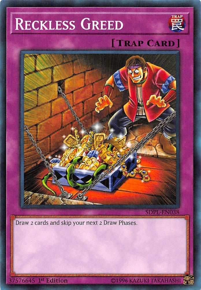 Reckless Greed (38) (SDPL) - YuGiOh Single
