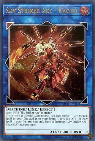 Sky Striker Ace - Kagari (UTR) (8002) (OP08) - YuGiOh Single
