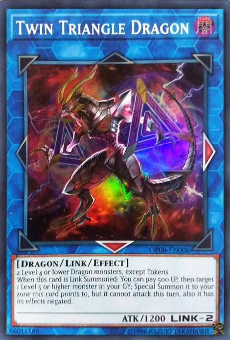 Twin Triangle Dragon (8006) (OP08) - YuGiOh Single