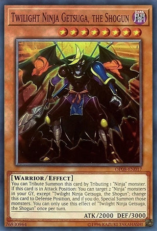 Twilight Ninja Getsuga the Shogun (8017) (OP08) - YuGiOh Single