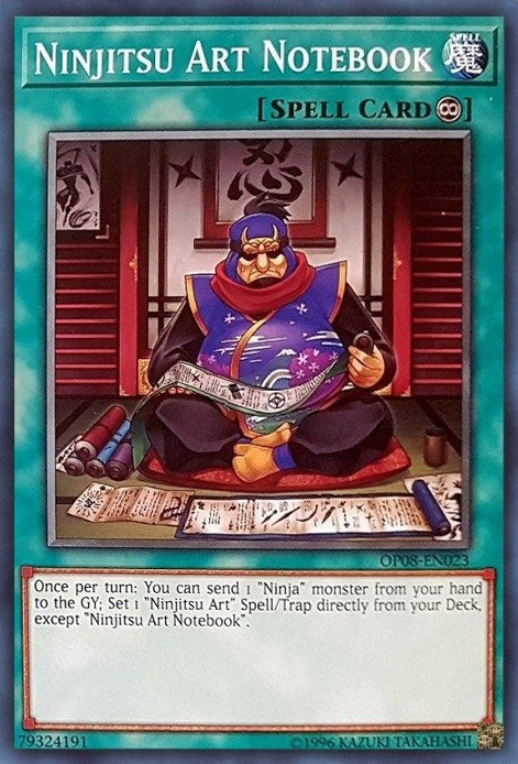 Ninjitsu Art Notebook (8023) (OP08) - YuGiOh Single