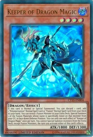 Keeper of Dragon Magic (15004) (CT15) - YuGiOh Single