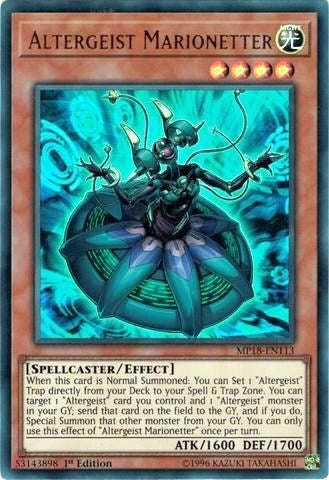 Altergeist Marionetter (18113) (MP18) - YuGiOh Single