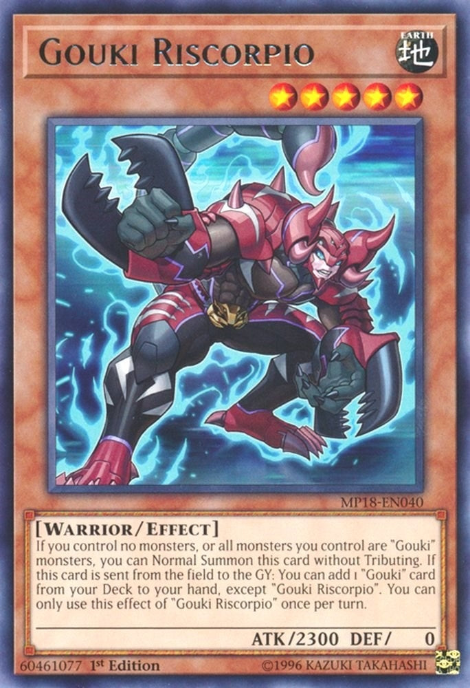 Gouki Riscorpio (18040) (MP18) - YuGiOh Single