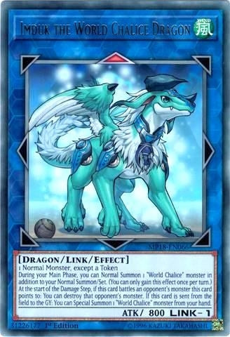 Imduk the World Chalice Dragon (18066) (MP18) - YuGiOh Single