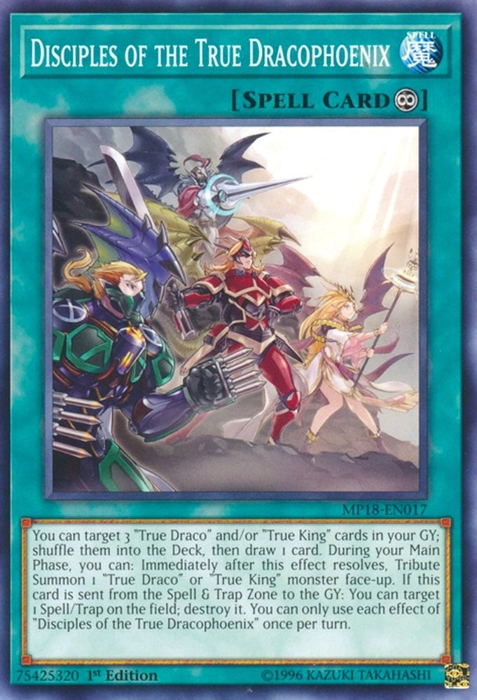 Disciples of the True Dracophoenix (18017) (MP18) - YuGiOh Single