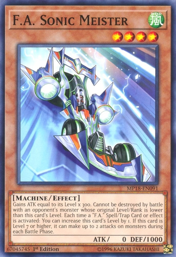F.A. Sonic Meister (18091) (MP18) - YuGiOh Single