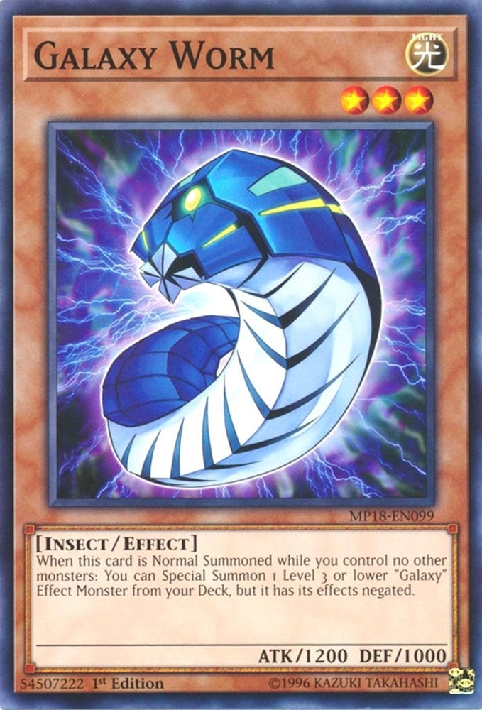 Galaxy Worm (18099) (MP18) - YuGiOh Single