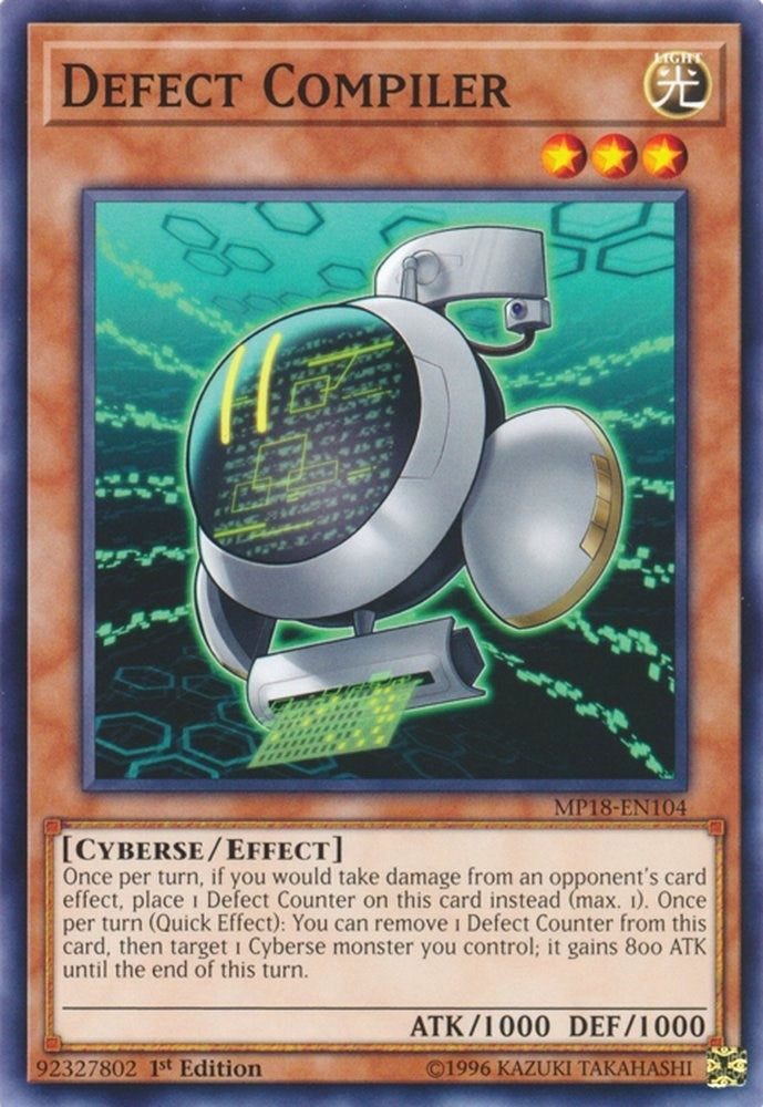 Defect Compiler (18104) (MP18) - YuGiOh Single