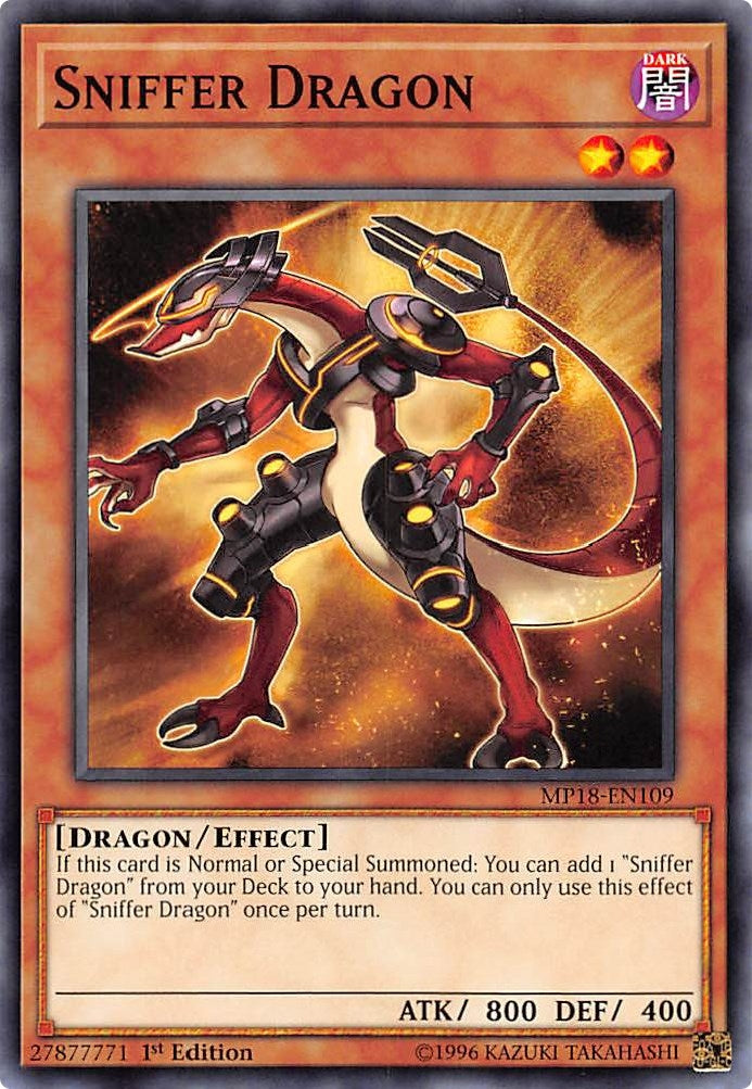 Sniffer Dragon (18109) (MP18) - YuGiOh Single