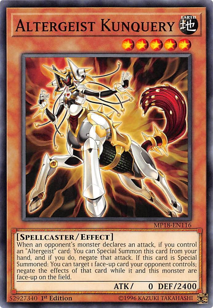 Altergeist Kunquery (18116) (MP18) - YuGiOh Single