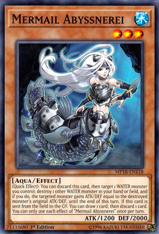 Mermail Abyssnerei (18118) (MP18) - YuGiOh Single