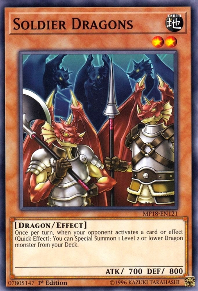 Soldier Dragons (18121) (MP18) - YuGiOh Single