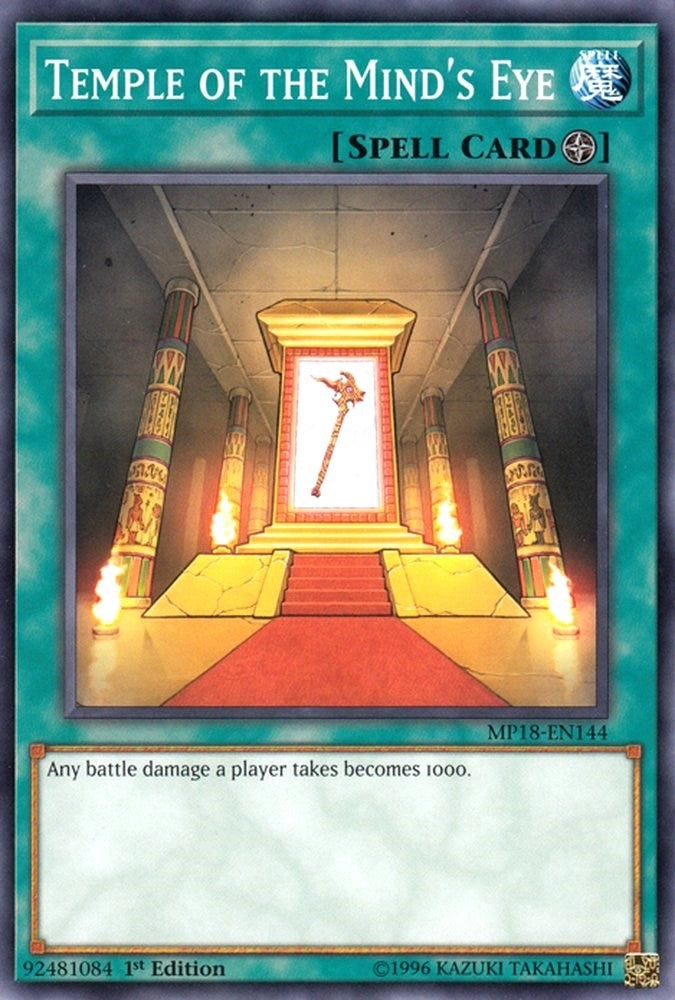 Temple of the Mind’s Eye (18144) (MP18) - YuGiOh Single