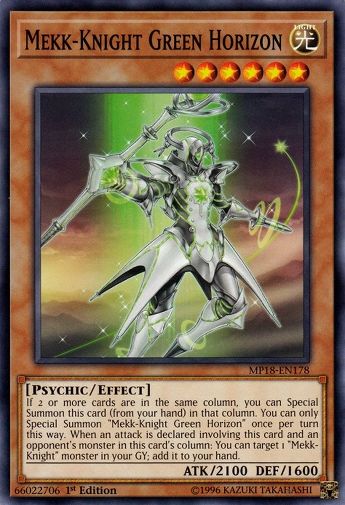 Mekk-Knight Green Horizon (18178) (MP18) - YuGiOh Single