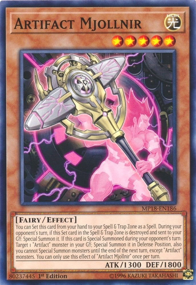 Artifact Mjollnir (18186) (MP18) - YuGiOh Single