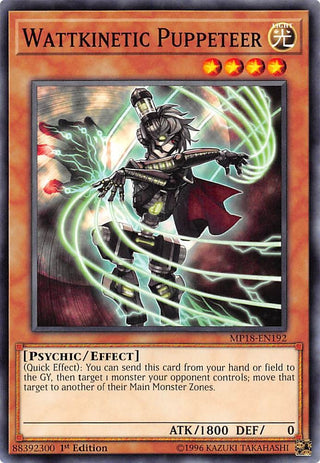 Wattkinetic Puppeteer (18192) (MP18) - YuGiOh Single