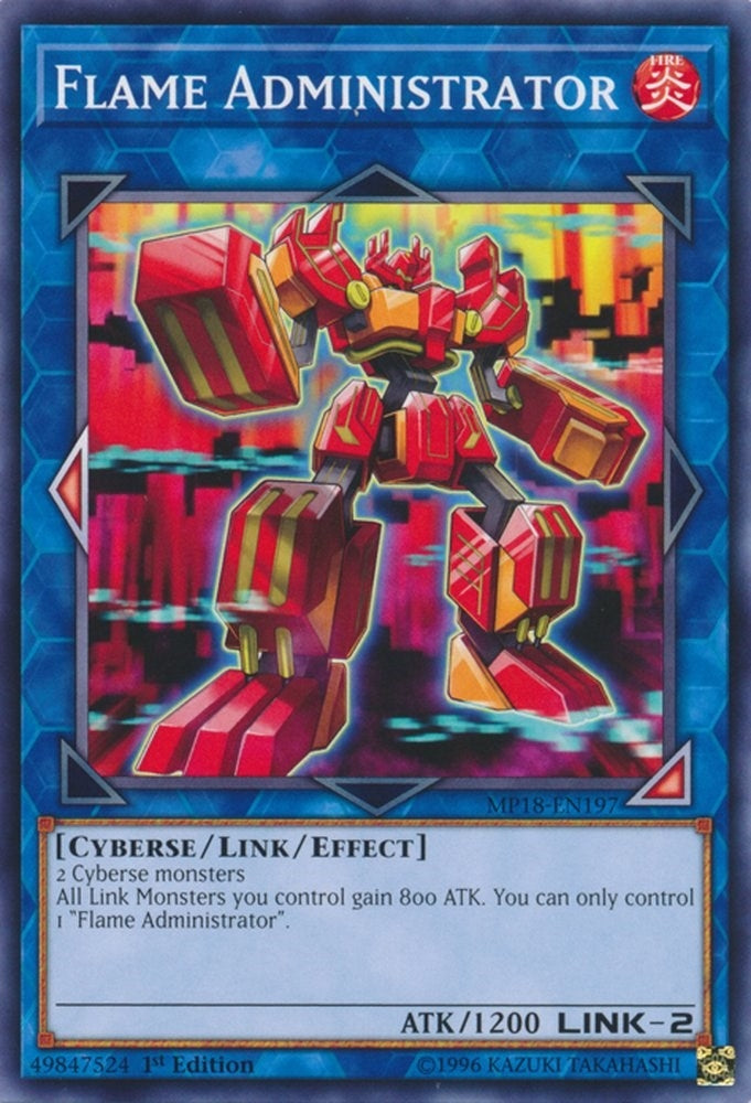 Flame Administrator (18197) (MP18) - YuGiOh Single