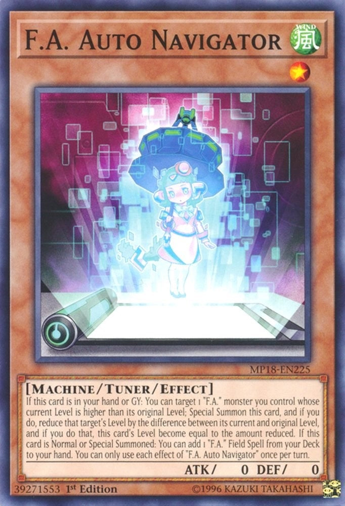 F.A. Auto Navigator (18225) (MP18) - YuGiOh Single