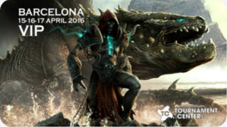 Magic Grand Prix 2016 Playmat: Barcelona (Version 2) - They Came from the Western Sea (Commissioned Artwork) - Playmats