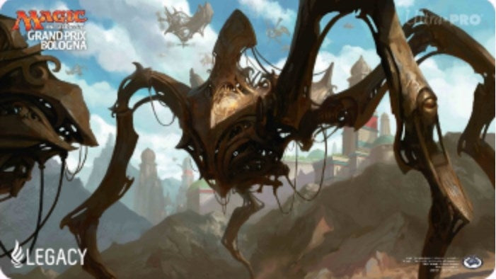 Magic Grand Prix 2016 Playmat: Bologna (Version 1) - Hangarback Walker - Playmats Sealed