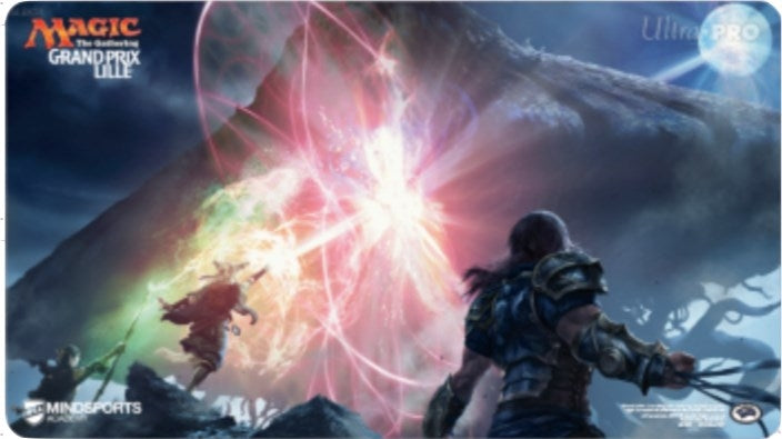 Magic Grand Prix 2016 Playmat: Prix Lille - The Gatewatch fighting Emrakul - Playmats Sealed