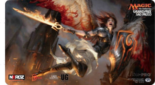 Magic Grand Prix 2016 Playmat: Sao Paulo (Version 3) - Flameblade Angel - Playmats Sealed