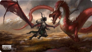 Magic Grand Prix 2016 Playmat: Tokyo (Version 2) - Battle of Mud - Daarken Commissioned Artwork - Playmats Sealed
