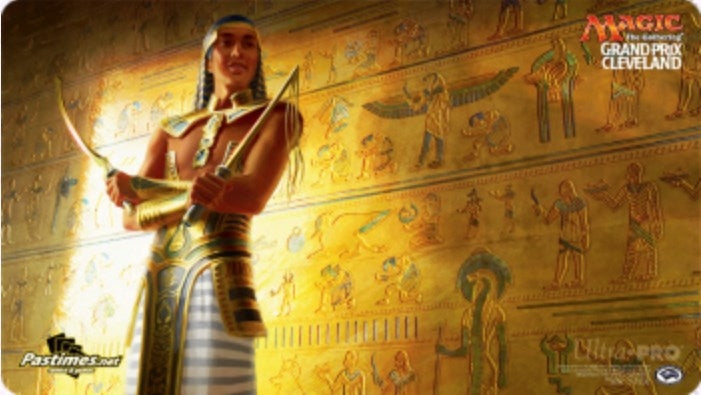 Magic Grand Prix 2017 Playmat: Cleveland (Version 3) - Temmet Vizier of Naktamun - Playmats Sealed