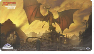Magic Grand Prix 2017 Playmat: Denver - Nicol Bolas Concept Art - Playmats Sealed