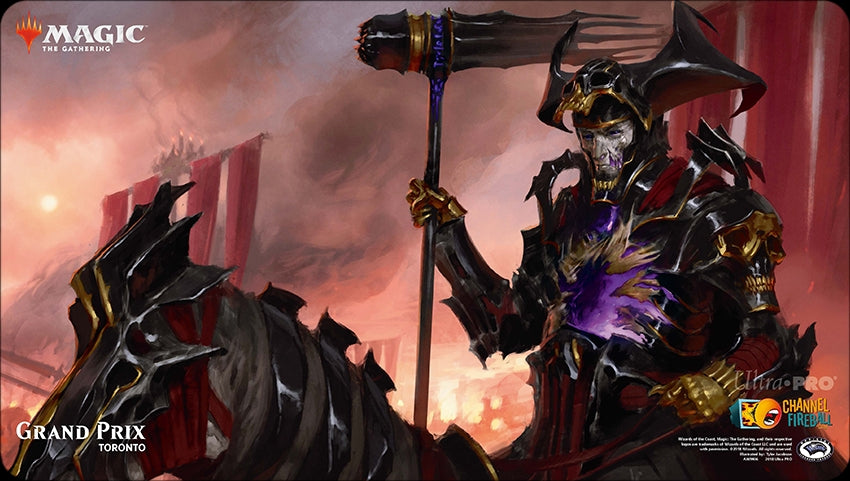Magic Grand Prix 2018 Playmat: Toronto (Version 2) - Josu Vess Lich - Playmats Sealed