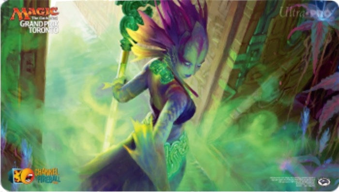 Magic Grand Prix 2018 Playmat: Toronto - Merfolk Mistbinder - Playmats Sealed