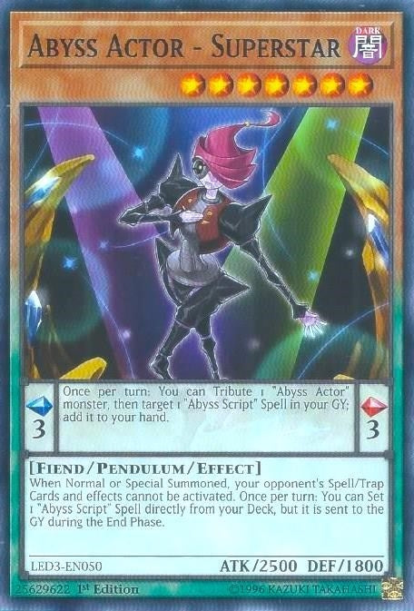 Abyss Actor - Superstar (3050) (LED3) - YuGiOh Single