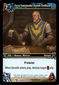 Force Commander Danath Trollbane - WoW Single