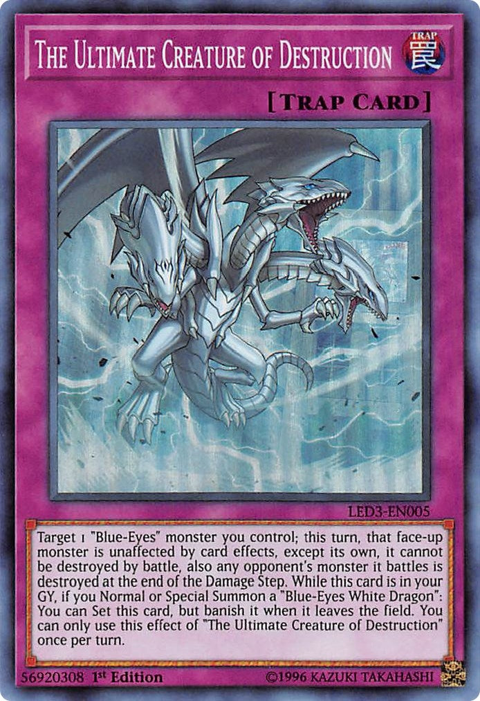 The Ultimate Creature of Destruction (3005) (LED3) - YuGiOh Single