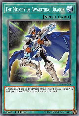 The Melody of Awakening Dragon (3009) (LED3) - YuGiOh Single