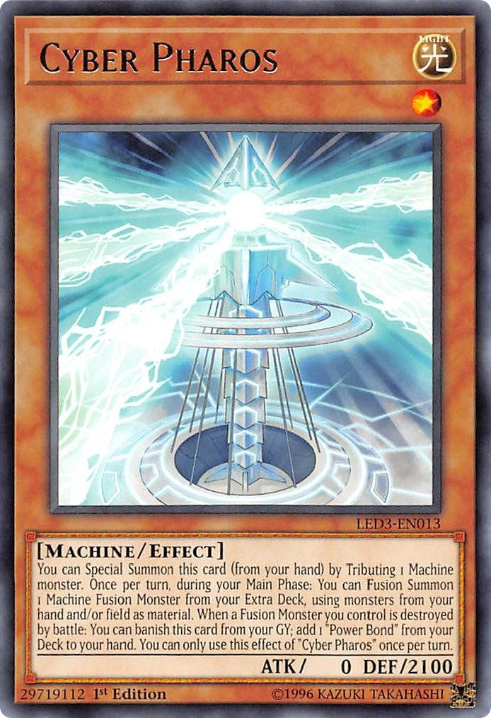 Cyber Pharos (3013) (LED3) - YuGiOh Single