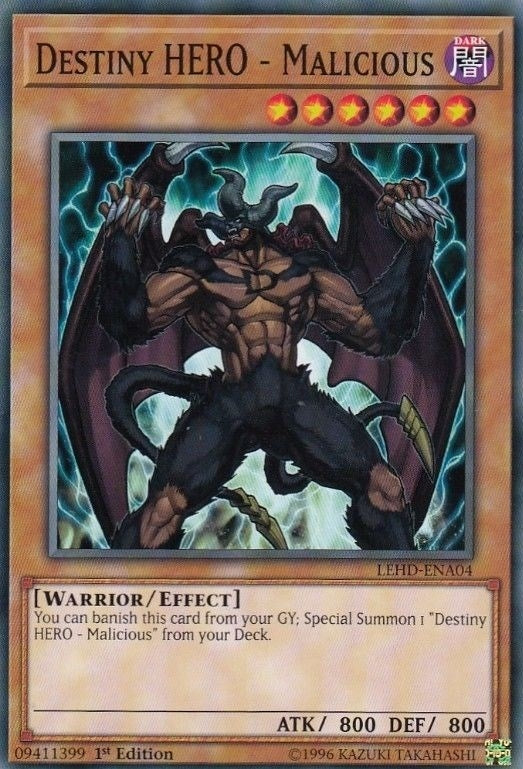 Destiny HERO - Malicious (4) (LDK4) - YuGiOh Single