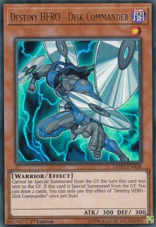 Destiny HERO - Disk Commander (8) (LDK4) - YuGiOh Single