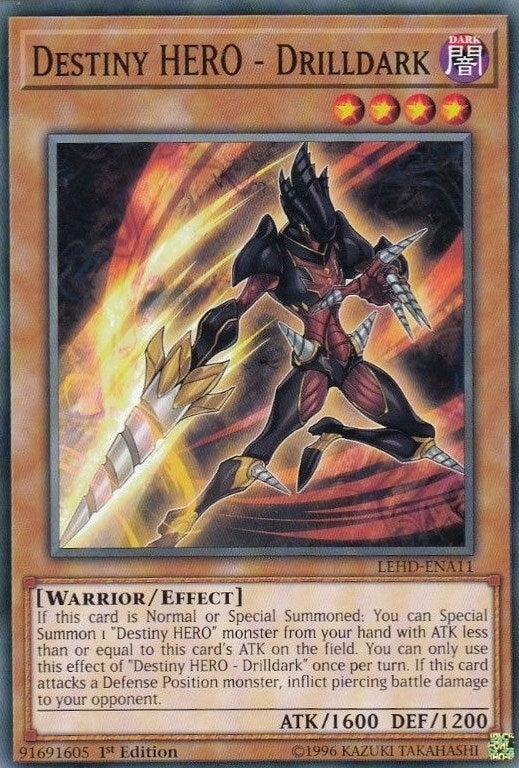 Destiny HERO - Drilldark (11) (LDK4) - YuGiOh Single