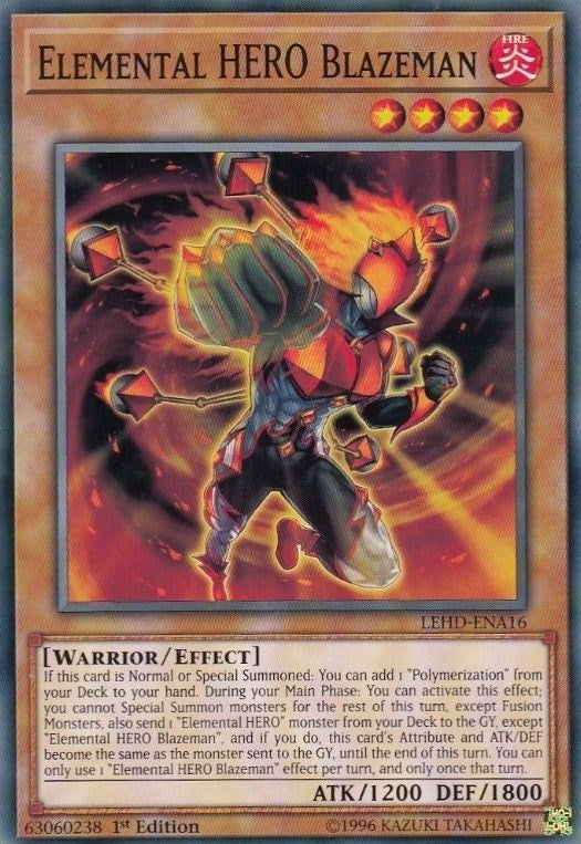 Elemental HERO Blazeman (16) (LDK4) - YuGiOh Single