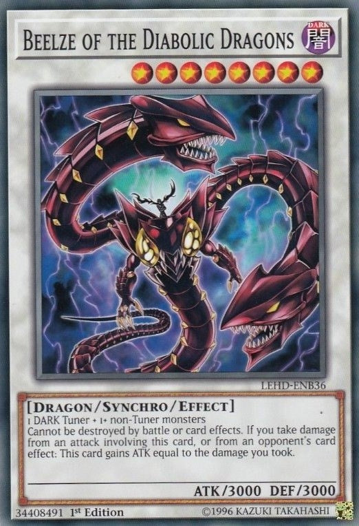 Beelze of the Diabolic Dragons (36) (LDK4) - YuGiOh Single
