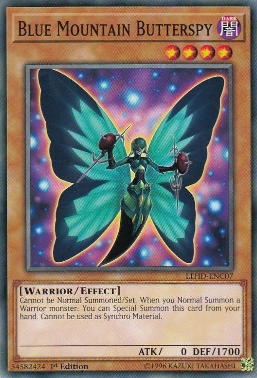 Blue Mountain Butterspy (7) (LDK4) - YuGiOh Single