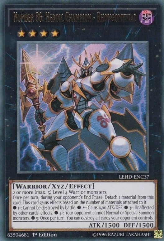 Number 86: Heroic Champion - Rhongomyniad (37) (LDK4) - YuGiOh Single