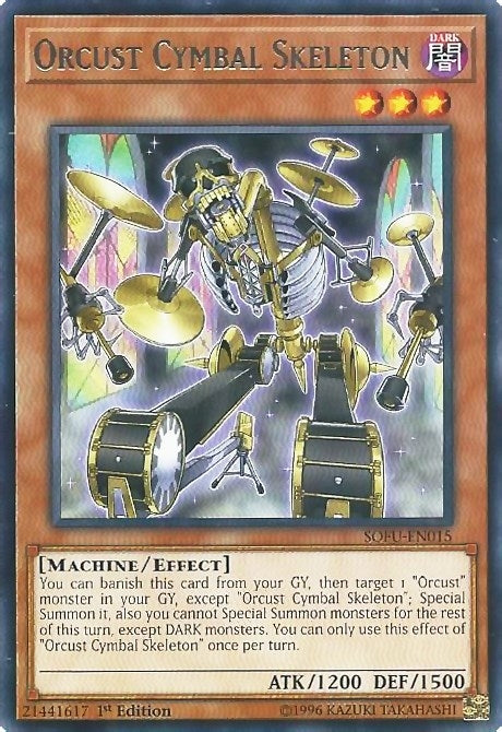 Orcust Cymbal Skeleton (15) (SOFU) - YuGiOh Single