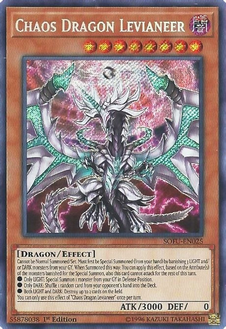 Chaos Dragon Levianeer (25) (SOFU) - YuGiOh Single